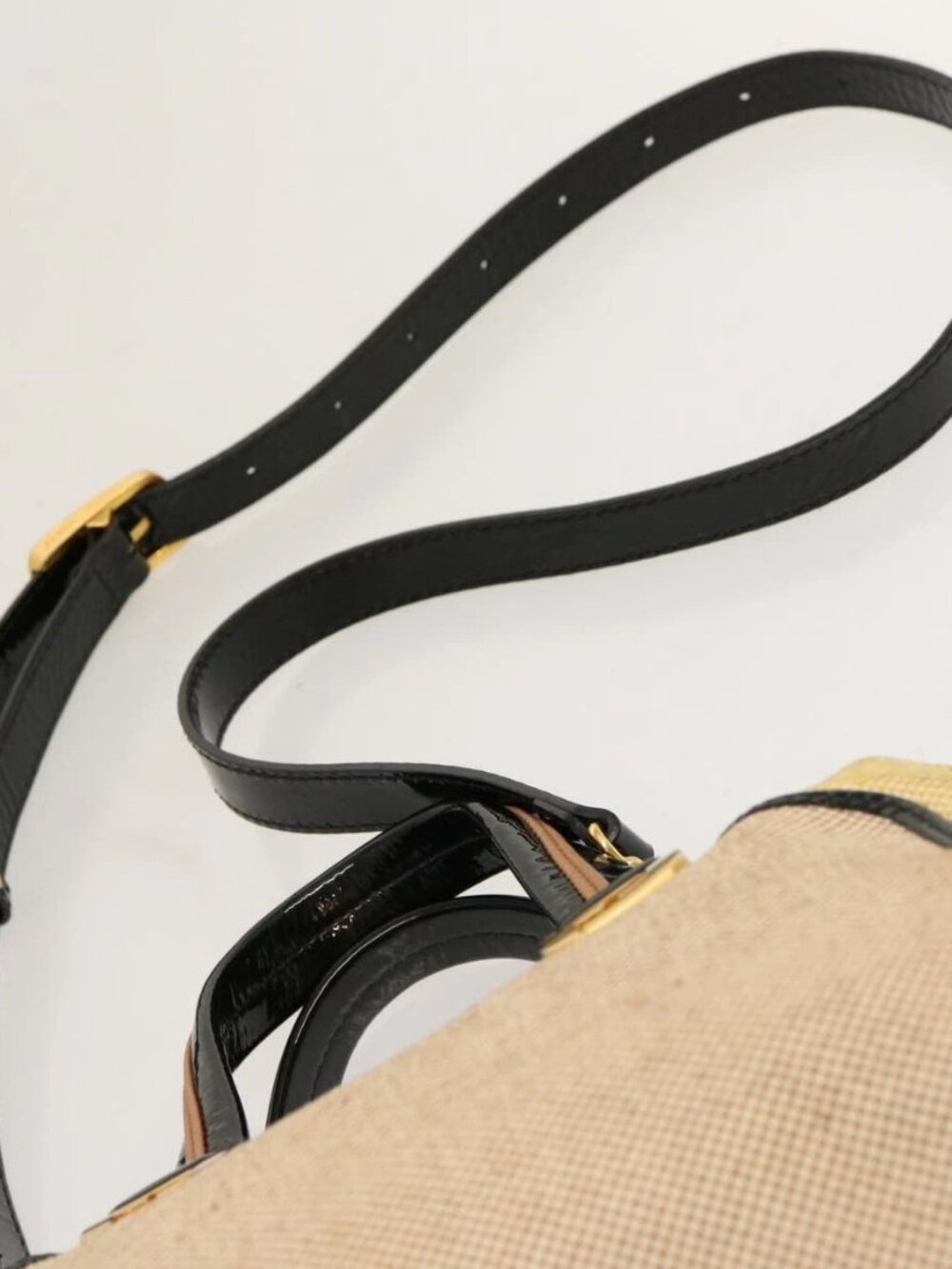 FENDI Hand Bag Canvas 2way Beige - Picture 9 of 16